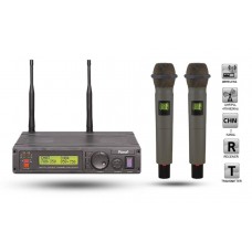 Roof R-1200 EE UHF Dijital Kablosuz 2 El Mikrofon